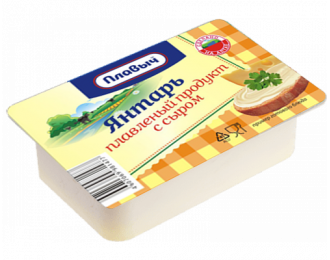Плавленый продукт с сыром Янтарь, 90 г